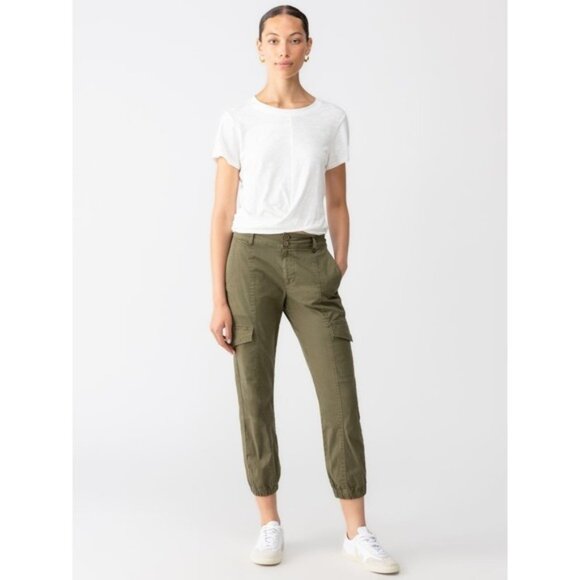 Sanctuary Size 26 Rebel Standard Rise Pants Hiker Green Women's Utility Military - Picture 3 of 16